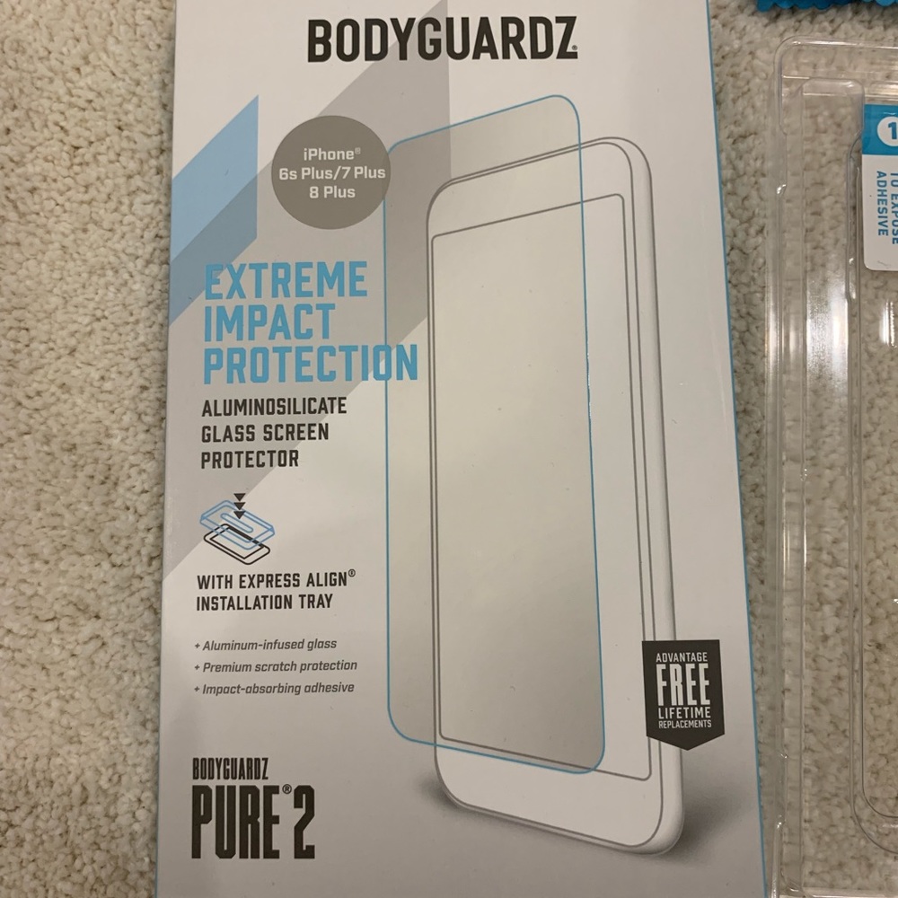 🌟3/$20🌟 Bodyguardz Glass Screen Protector iPhone Plus